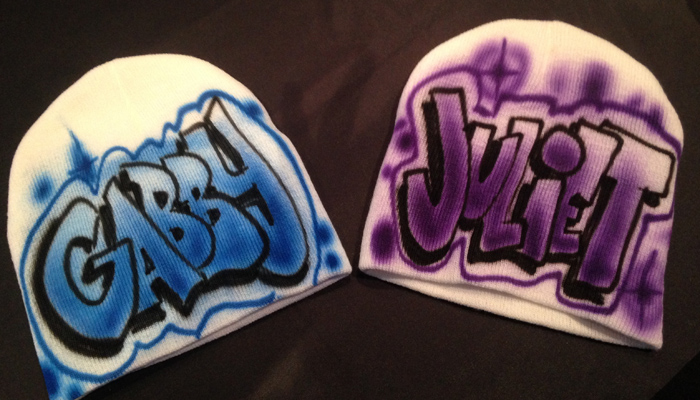 airbrushed beanies